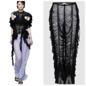 Ester Manas ruched sheer pants 1